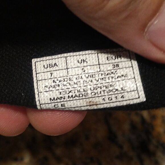 Sanuk Yoga Mat Black Fabric Flip Flop Sling Back Thong Sandals Women's Size 7 - Picture 4 of 6